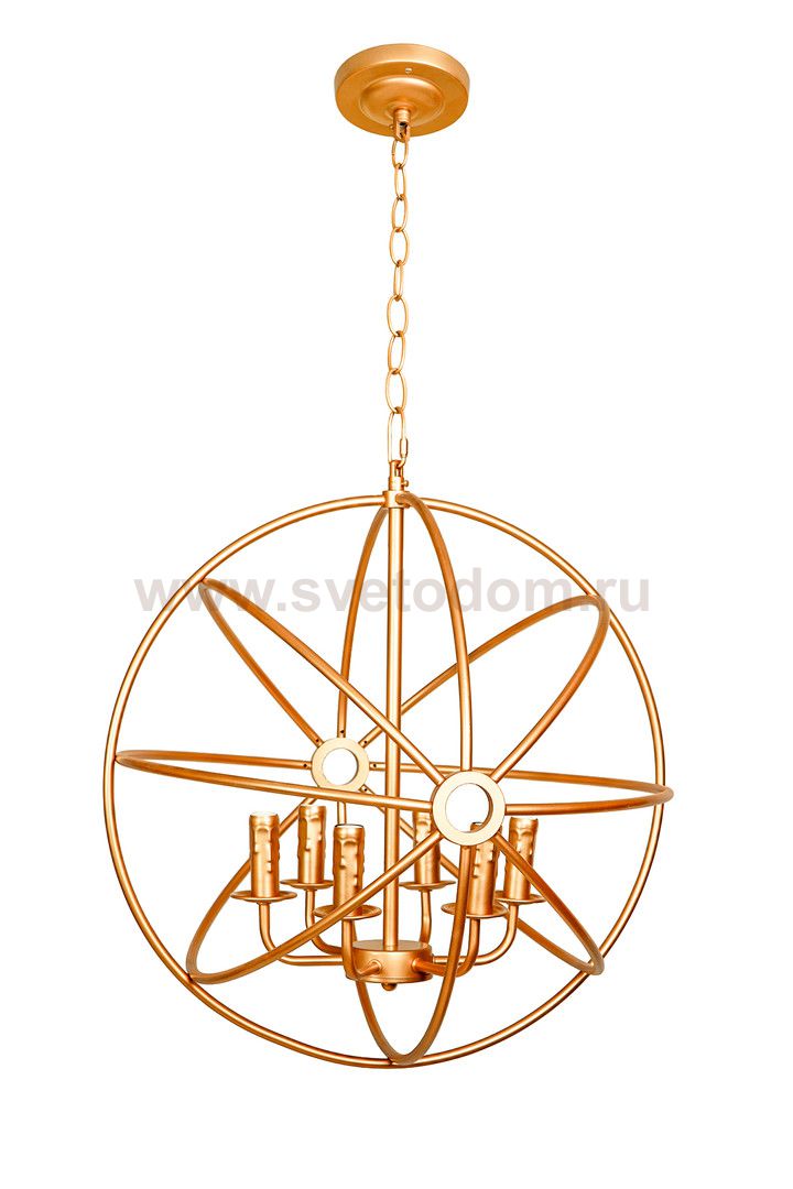 Люстра Foucault'S Orb Crystal Nude D52 Gold MAK interior 5013-D520G Золотой