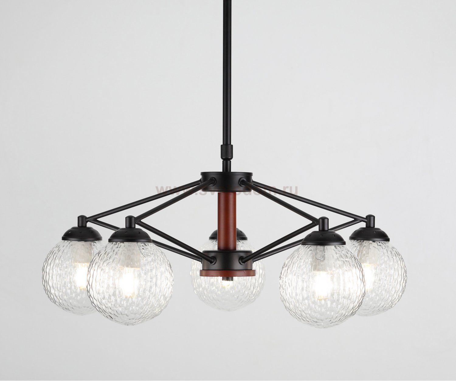 Люстра Rivoli Valery 5016-205 5 x E27 60 Вт лофт - кантри