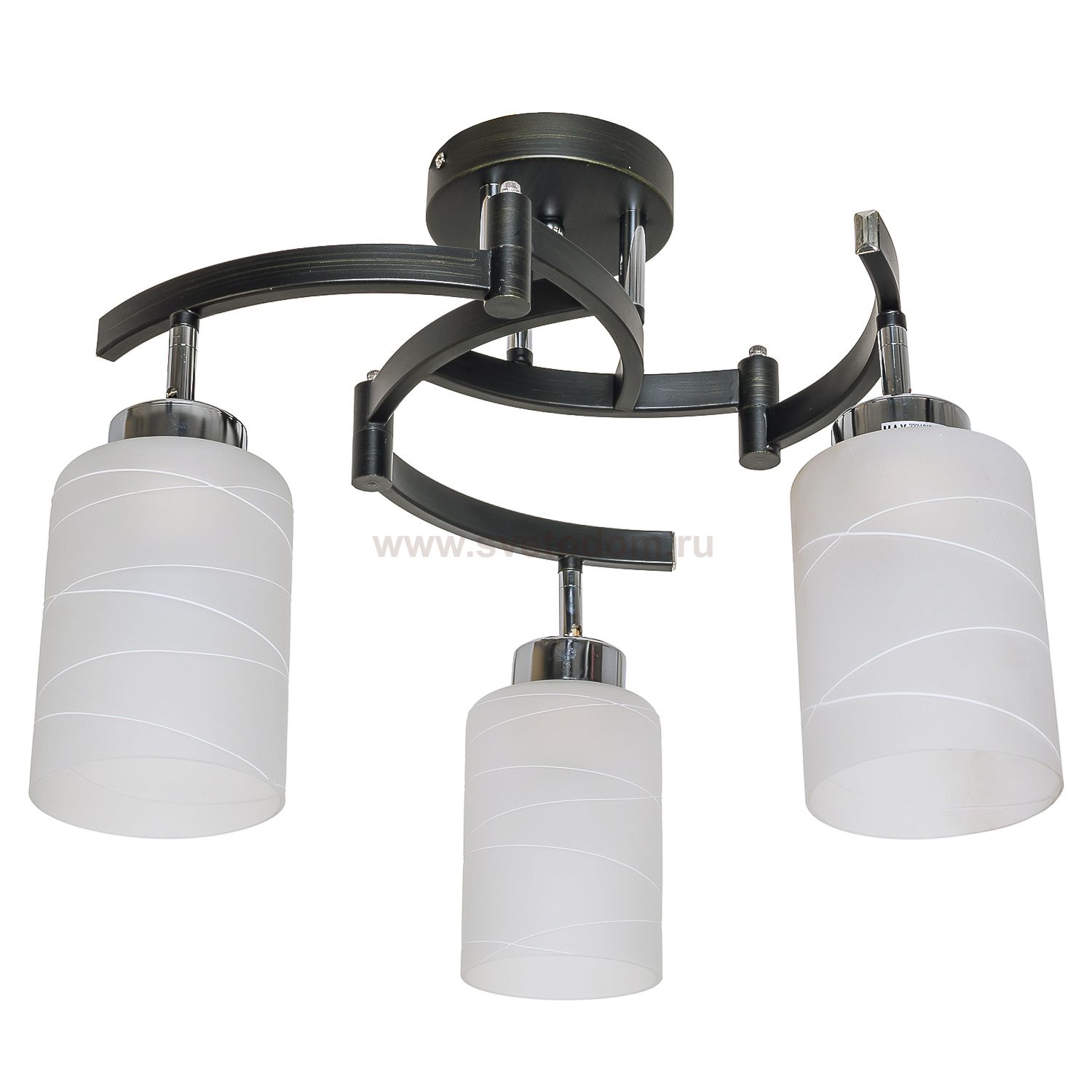 Светильник ЭкономСвет 5017/3CR+CF WT