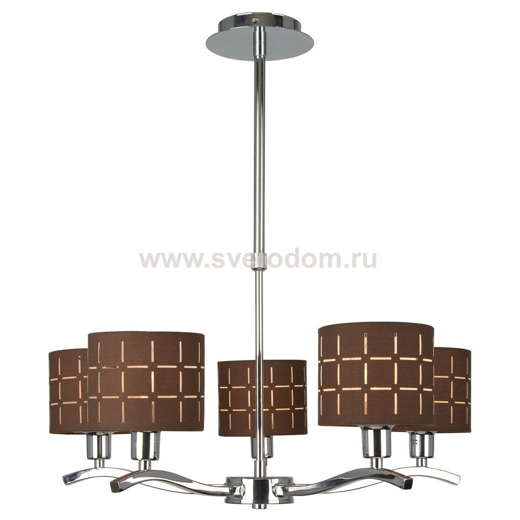 Подвесной светильник Escada 501/5P E14*60W D600 Black Brush Gold