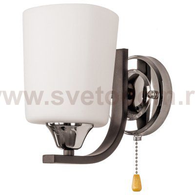 Светильник ЭкономСвет 50206/1wCR+BK WT