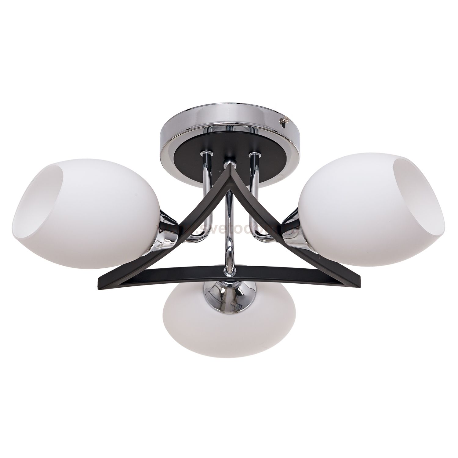 Люстра еврокаркас Экономсвет 50226/3CR BK WT