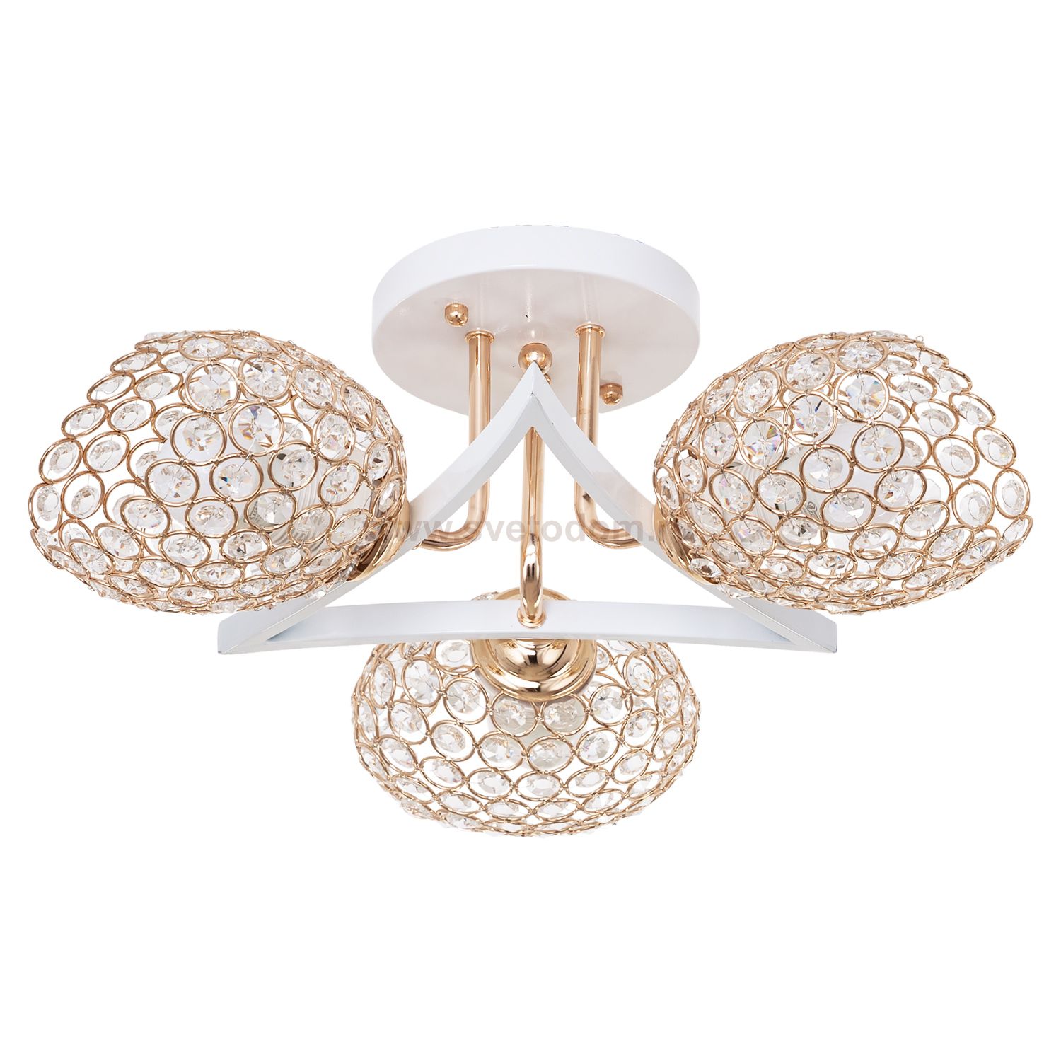 Потолочный светильник Экономсвет 50226/3WT+FGD CL+FGD