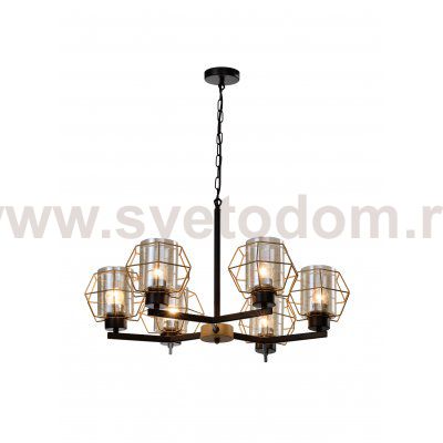 Люстра Rivoli Gabriele 5025-206 6 х Е27 40 Вт лофт - кантри