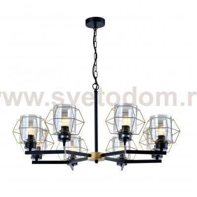 Люстра Rivoli Gabriele 5025-208 8 х Е27 40 Вт лофт - кантри