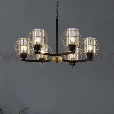 Люстра Rivoli Gabriele 5025-208 8 х Е27 40 Вт лофт - кантри