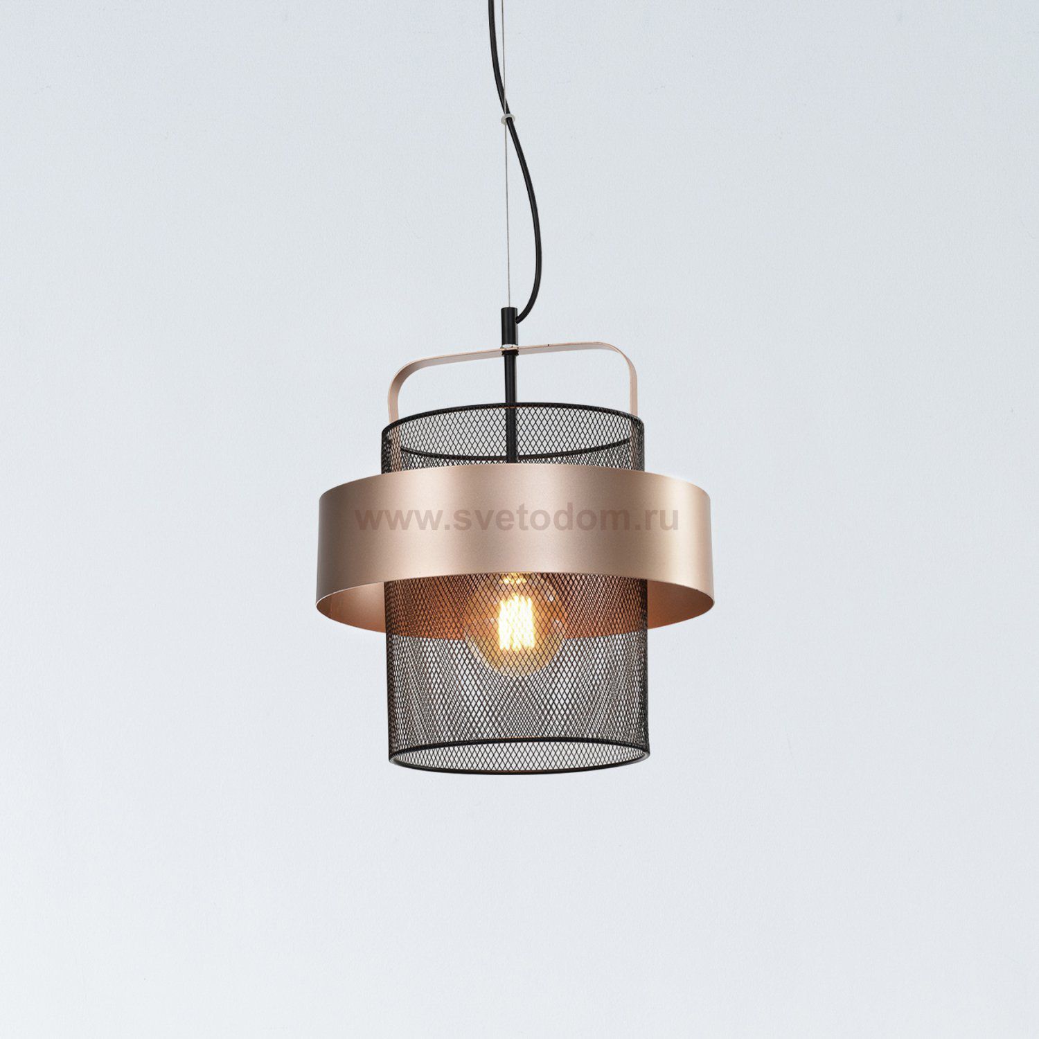 Светильник подвесной (подвес) Rivoli Thekla 5033-201 1 х Е27 40 Вт лофт - кантри