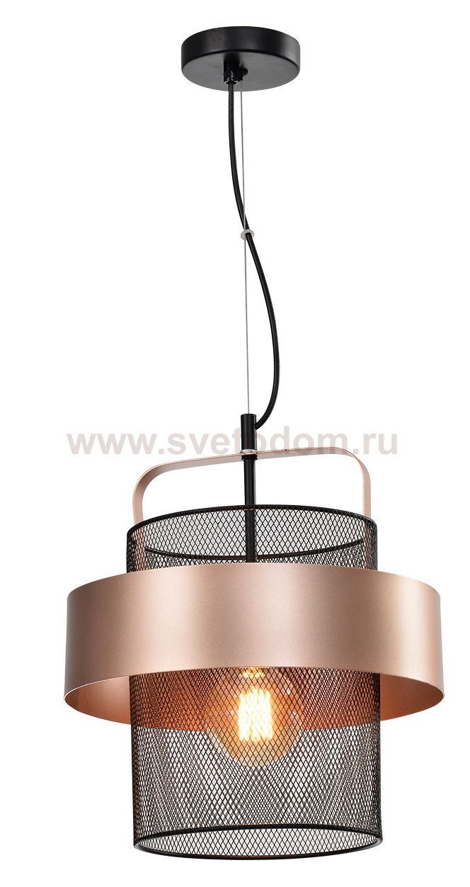 Светильник подвесной (подвес) Rivoli Thekla 5033-201 1 х Е27 40 Вт лофт - кантри