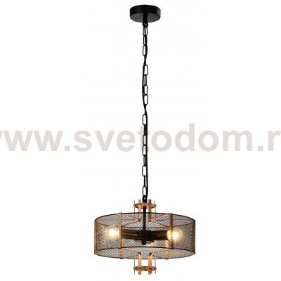 Светильник подвесной (подвес) Rivoli Frauke 5034-213 3 х Е27 40 Вт лофт - кантри