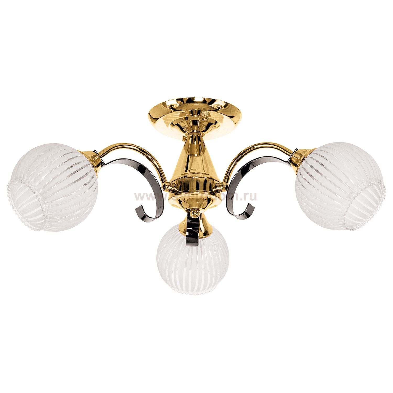 Светильник ЭкономСвет 50349/3FGD+AN WT