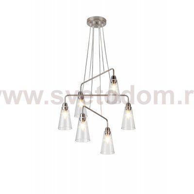 Светильник подвесной (подвес) Rivoli Picco 5038-206 6 * E14 40 Вт лофт - кантри