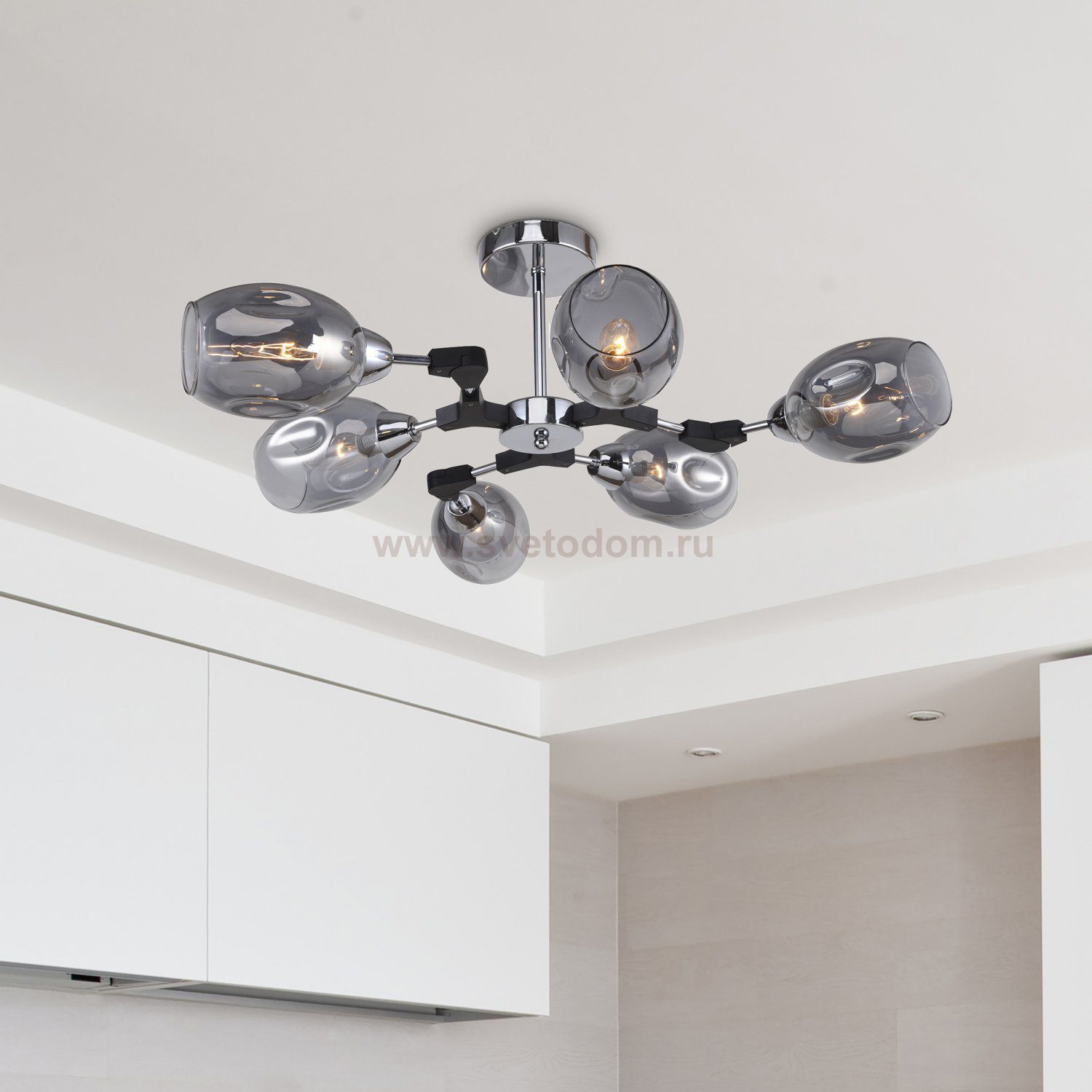 Люстра Rivoli Marita 5039-306 6 х Е14 40 Вт лофт - кантри