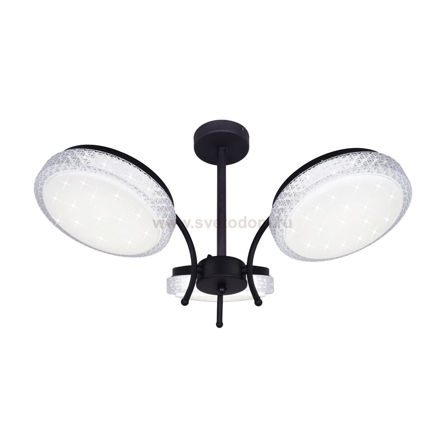 Люстра светодиодная Экономсвет 50401/3BK WT