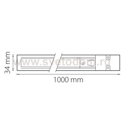 Трек четырехконтактный трехфазный Lightstar 504016 Barra