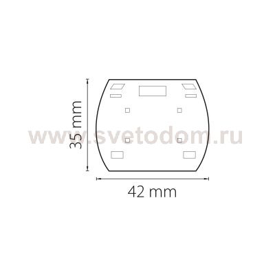 Заглушка концевая трехфазная Lightstar 504169 Barra