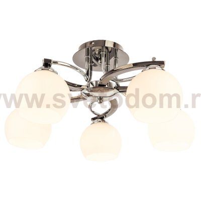 Люстра классическая 50421/5CR+ZZH WT Экономсвет