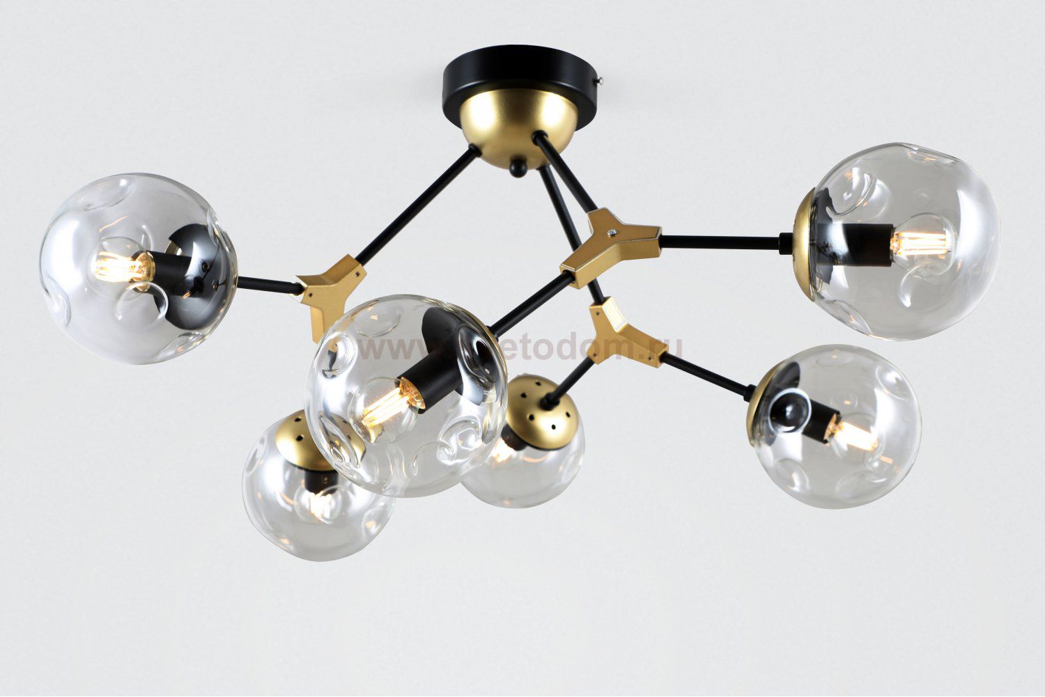 Люстра Rivoli Parte 5044-306 6 х Е14 40 Вт лофт - кантри