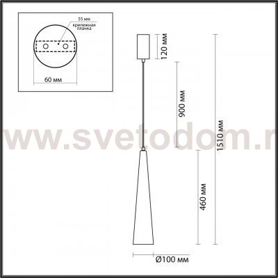 Подвес Odeon Light 5044/12L L-VISION