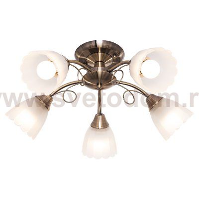 Люстра эконом Экономсвет 50441/5AB WT