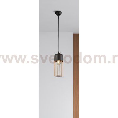 Светильник подвесной (подвес) Rivoli Josefine 5051-201 1 х E27 60 Вт лофт - кантри