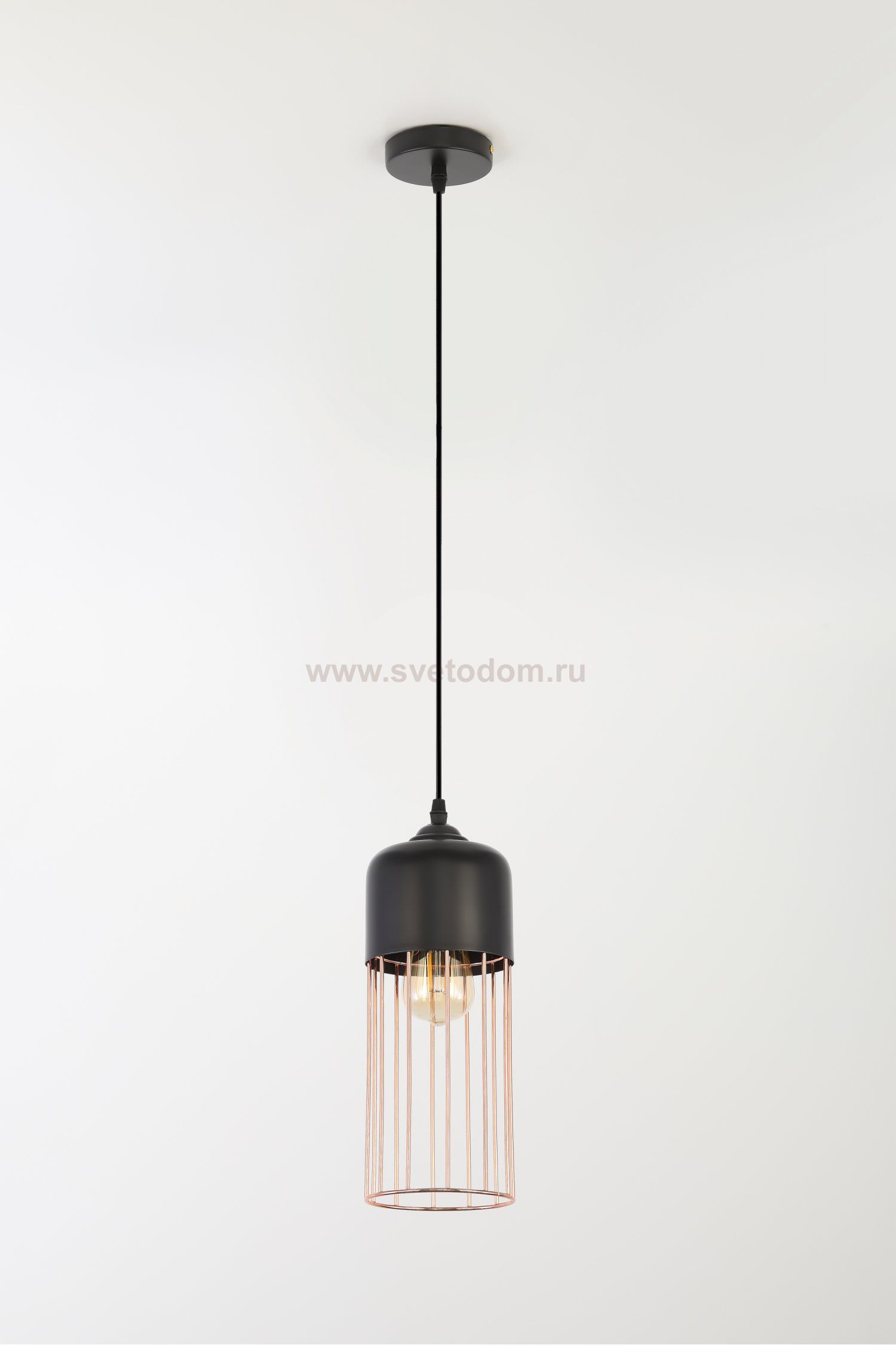 Светильник подвесной (подвес) Rivoli Josefine 5051-201 1 х E27 60 Вт лофт - кантри