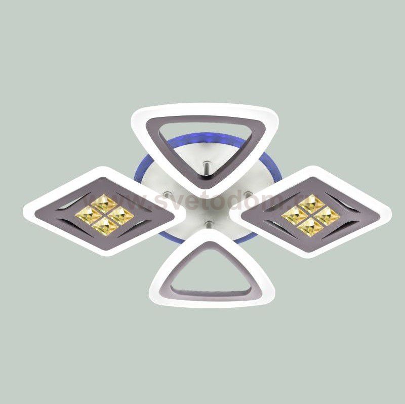 Люстра светодиодная 50551/2+2WT RGB Экономсвет