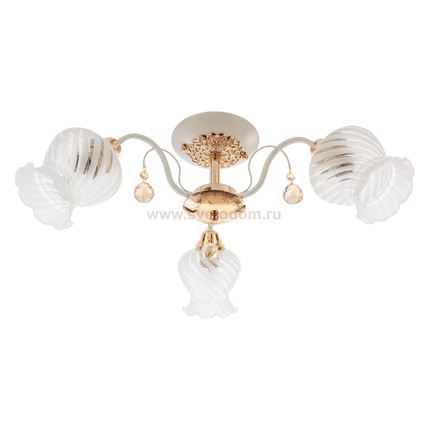 Светильник ЭкономСвет 50574/3FGD+WT WT