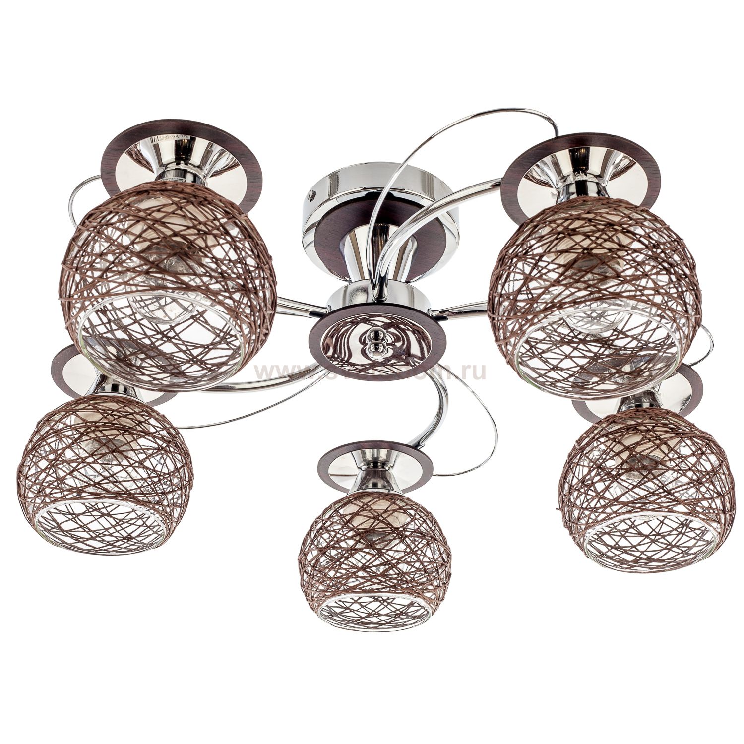 Люстра современная Экономсвет 50577/5CR BR