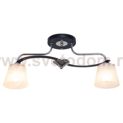 Светильник ЭкономСвет 50584/2CR+BK WT