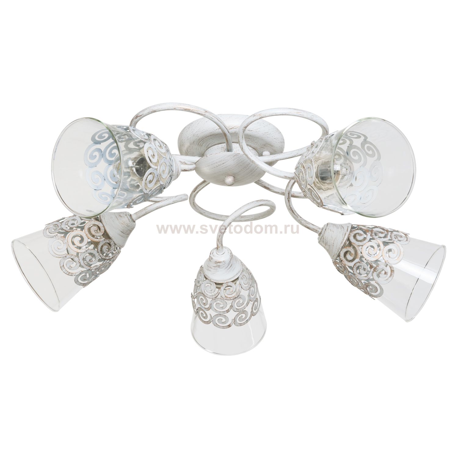 Люстра классическая Экономсвет 50617/5FGD+WT CL