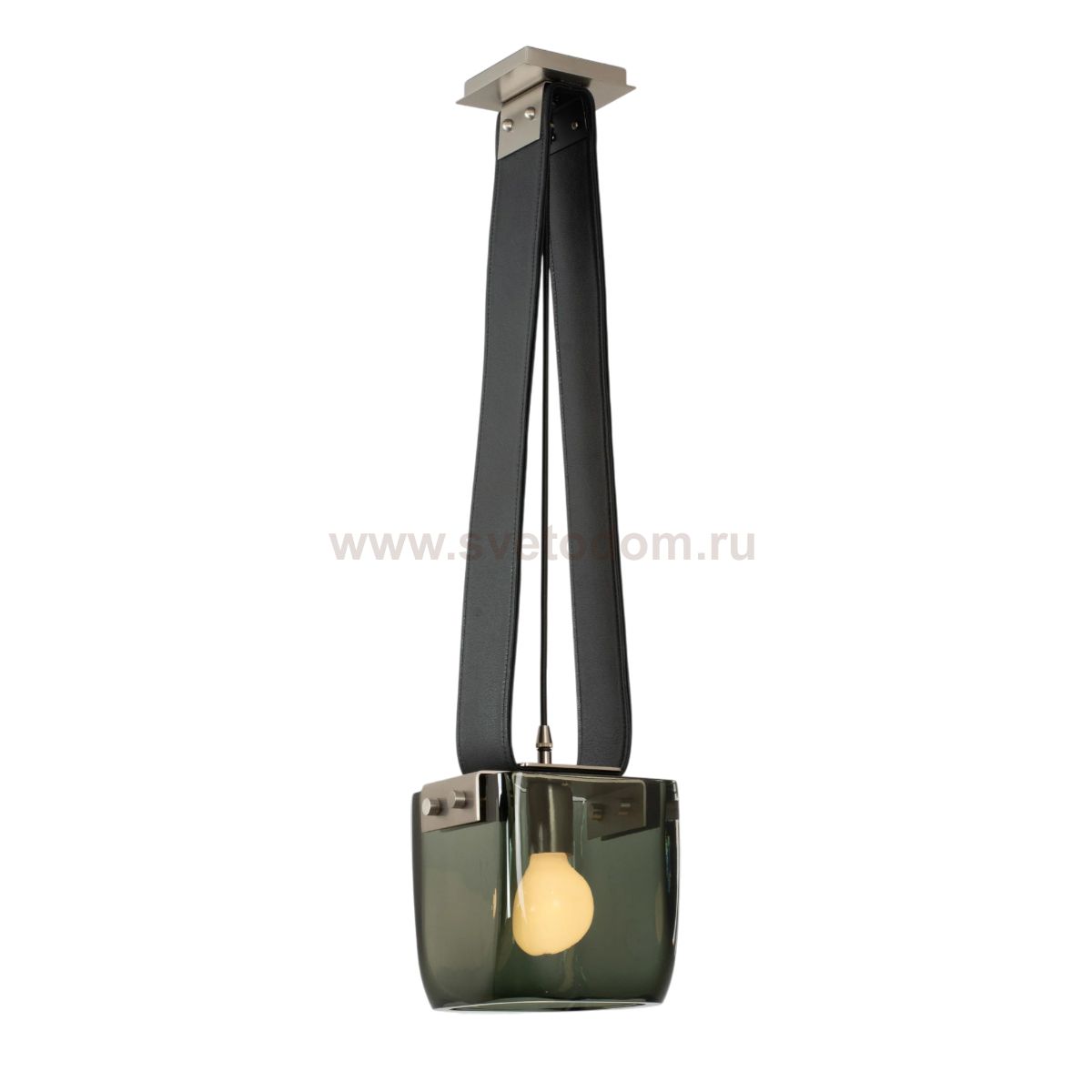 Подвесной светильник 5061P nickel/smoky