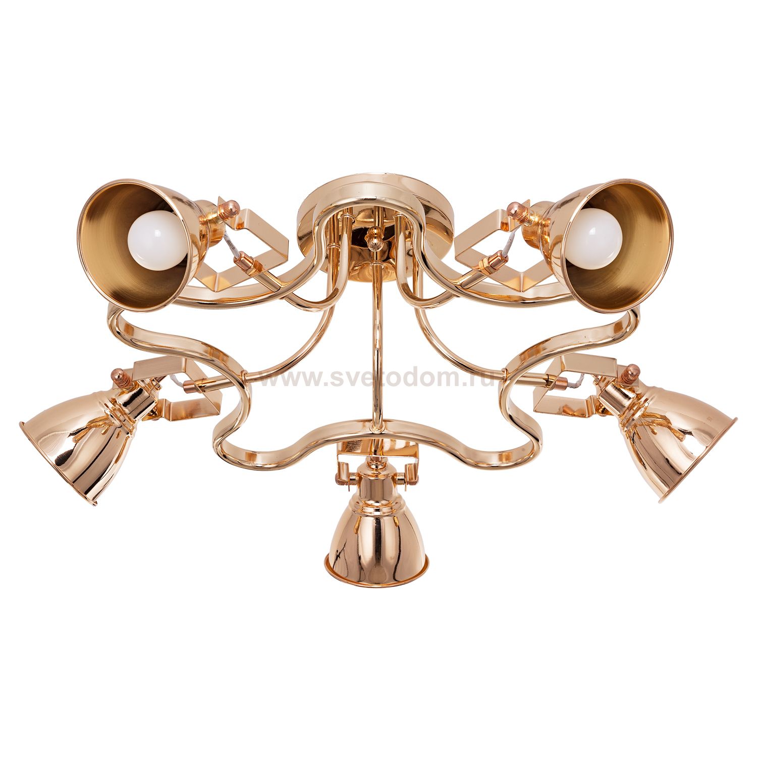 Светильник ЭкономСвет 50621/5GD GD