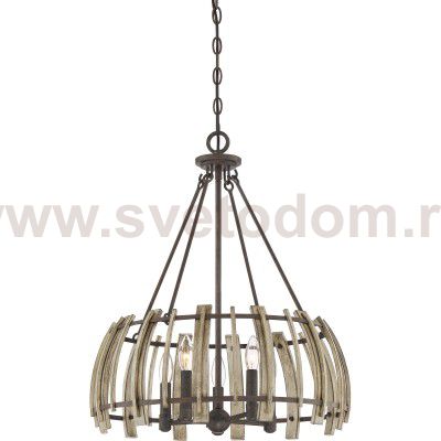 Люстра Natural concept QZ/WOODHOLLOW/5P WOOD HOLLOW