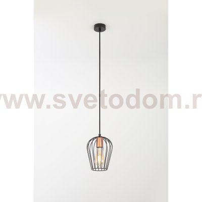 Светильник подвесной (подвес) Rivoli Atena 5063-201 1 х E27 40 Вт лофт - кантри