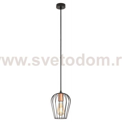 Светильник подвесной (подвес) Rivoli Atena 5063-201 1 х E27 40 Вт лофт - кантри