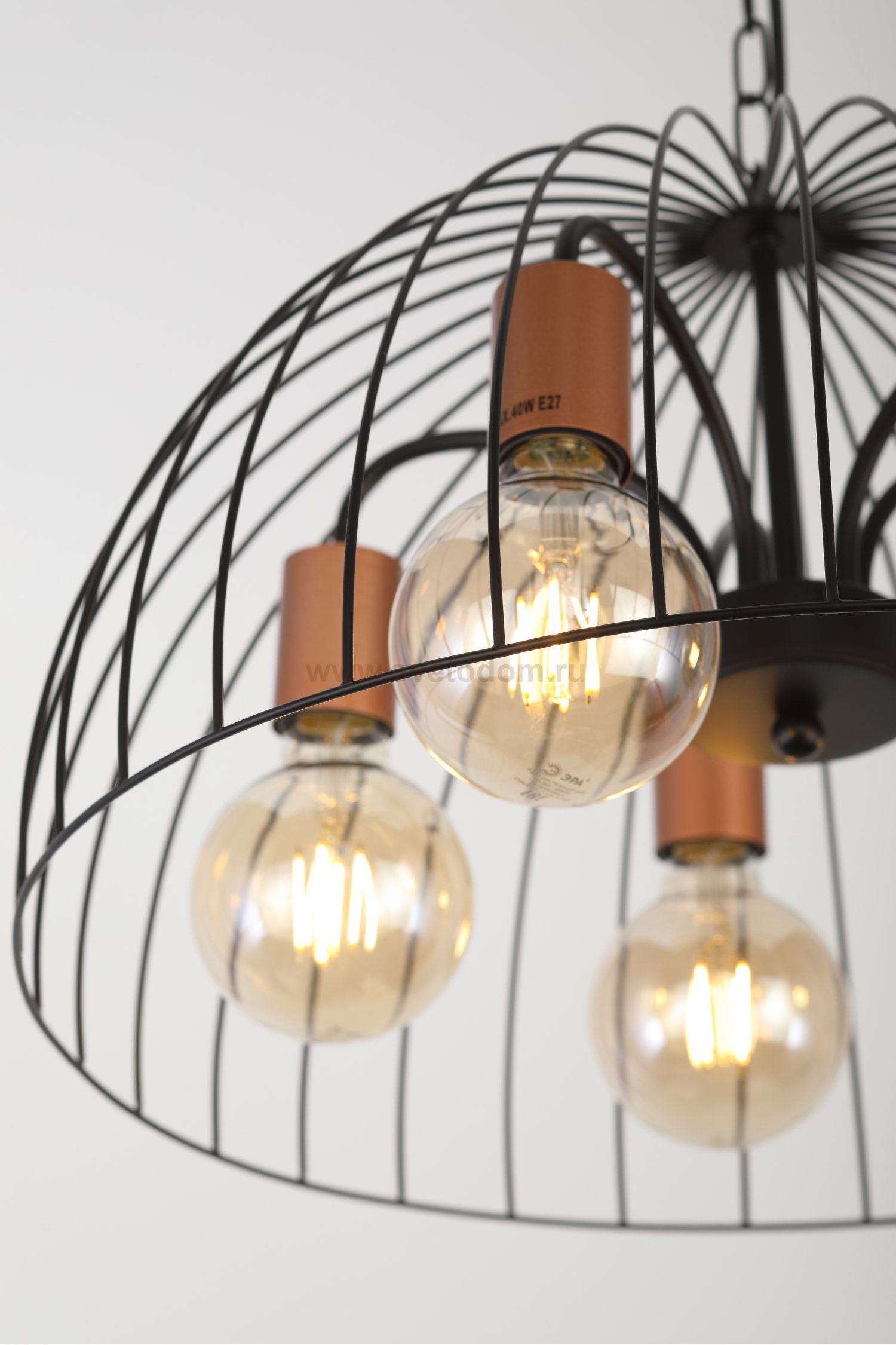 Люстра Rivoli Atena 5063-205 5 х E27 40 Вт лофт - кантри