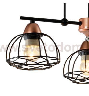 Люстра Rivoli Gekuba 5064-233 3 х E27 40 Вт лофт - кантри