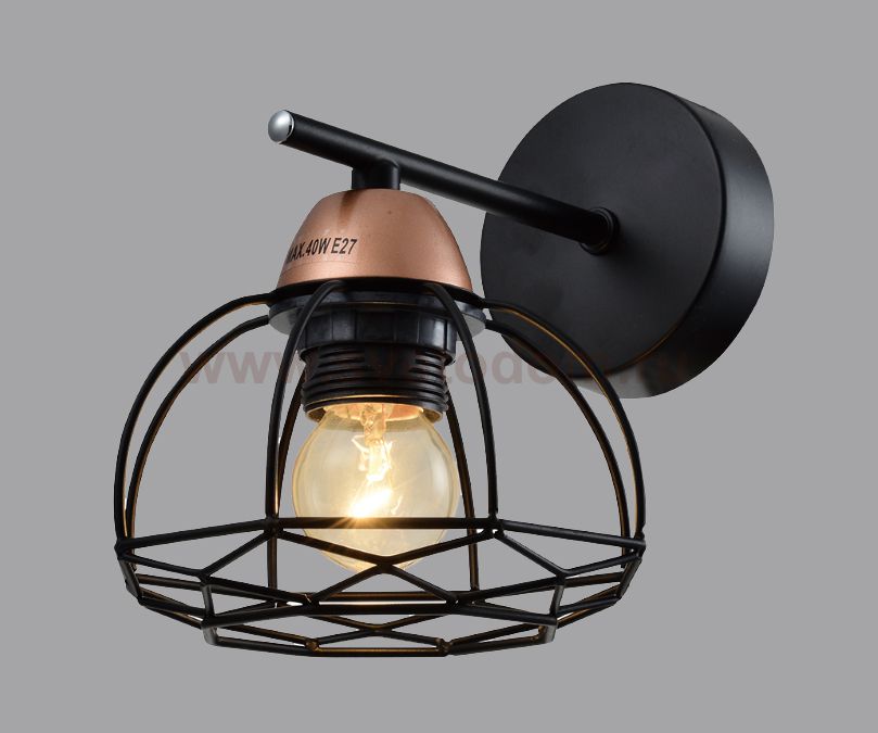 Бра светильник Rivoli Gekuba 5064-401 настенный 1 х E27 40 Вт лофт - кантри