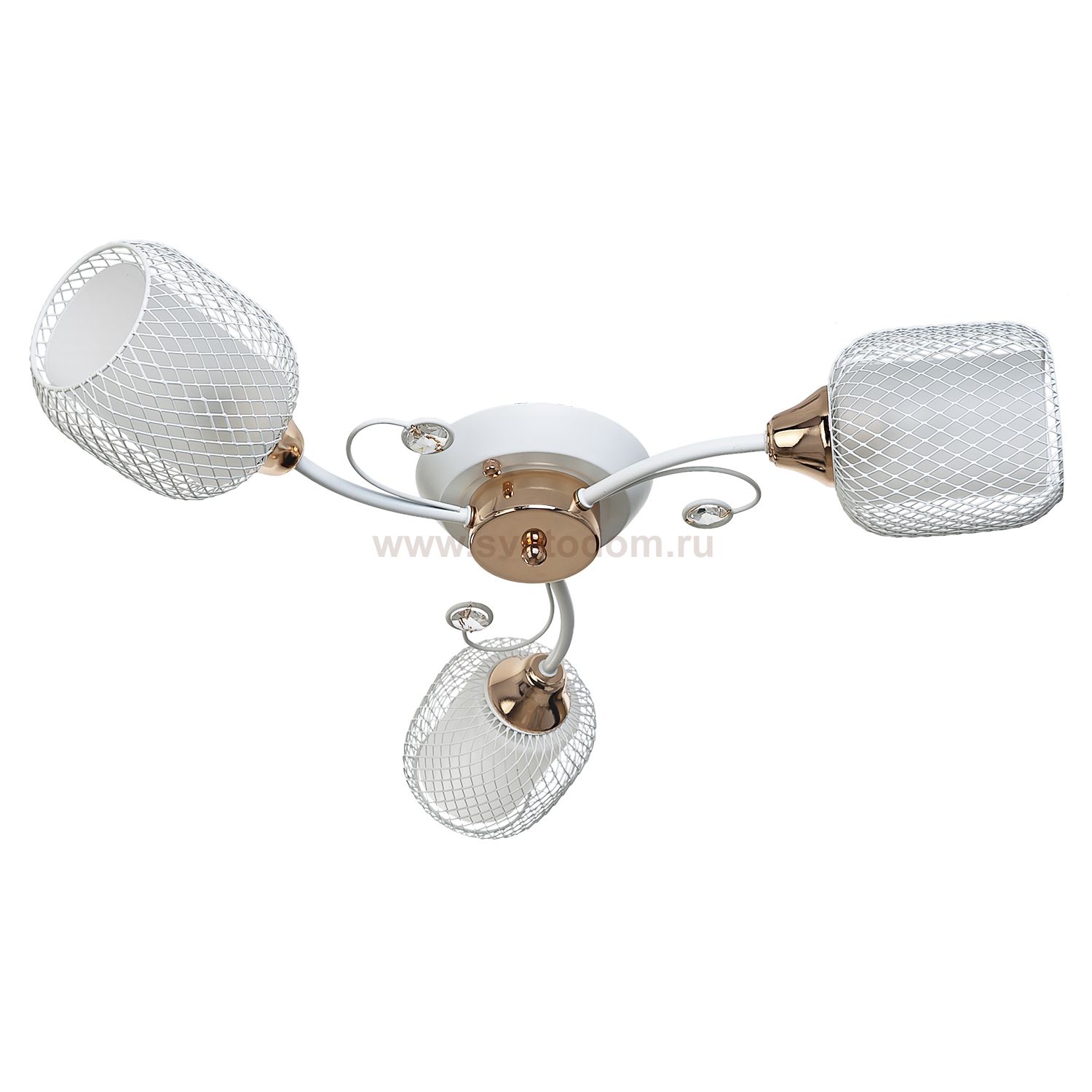 Светильник ЭкономСвет 50680/3FGD+WT WT