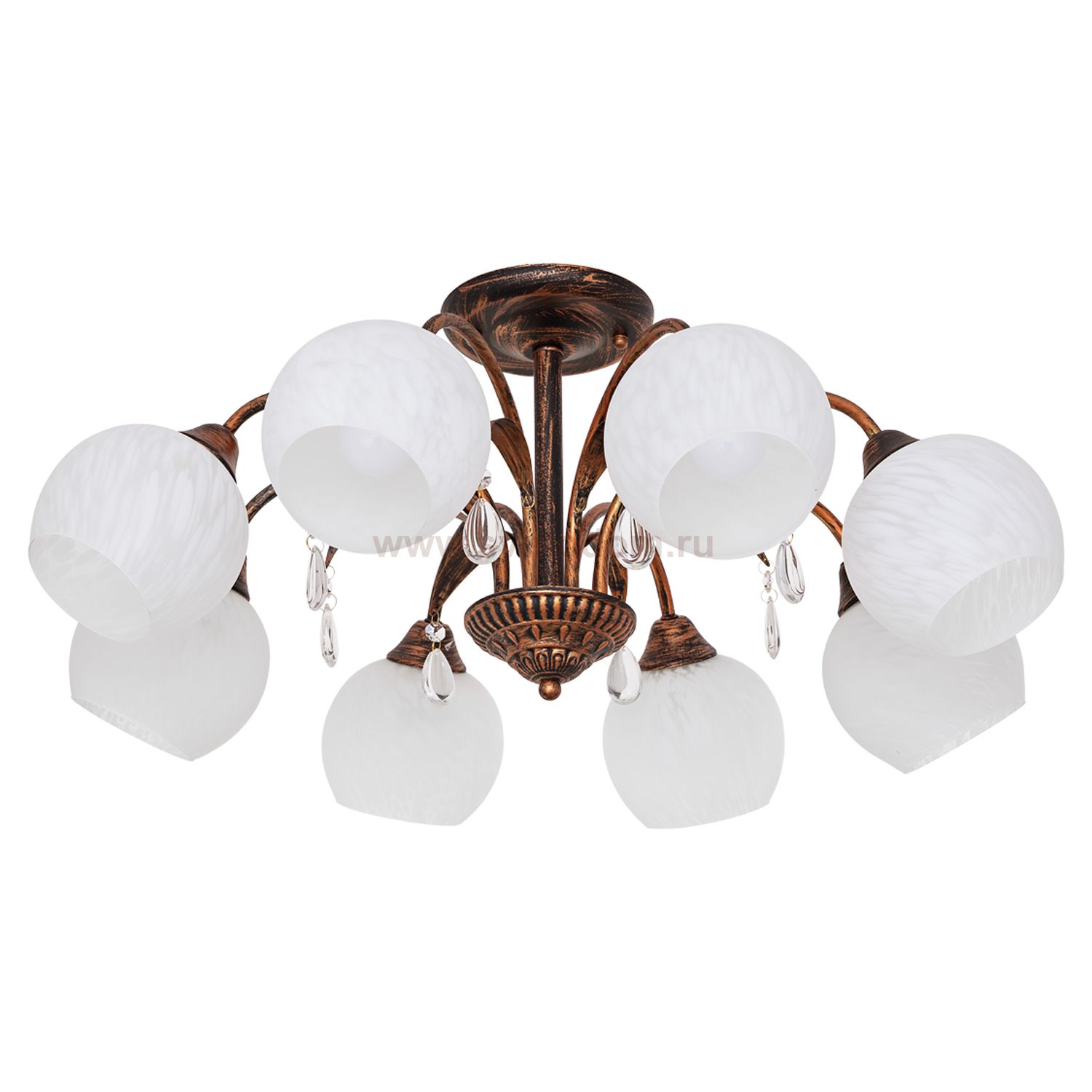 Люстра классическая Экономсвет 50690/8BR WT