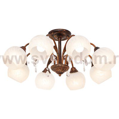 Люстра классическая Экономсвет 50690/8BR WT