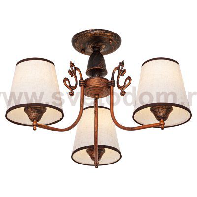 Светильник ЭкономСвет 50693/3BR BEG