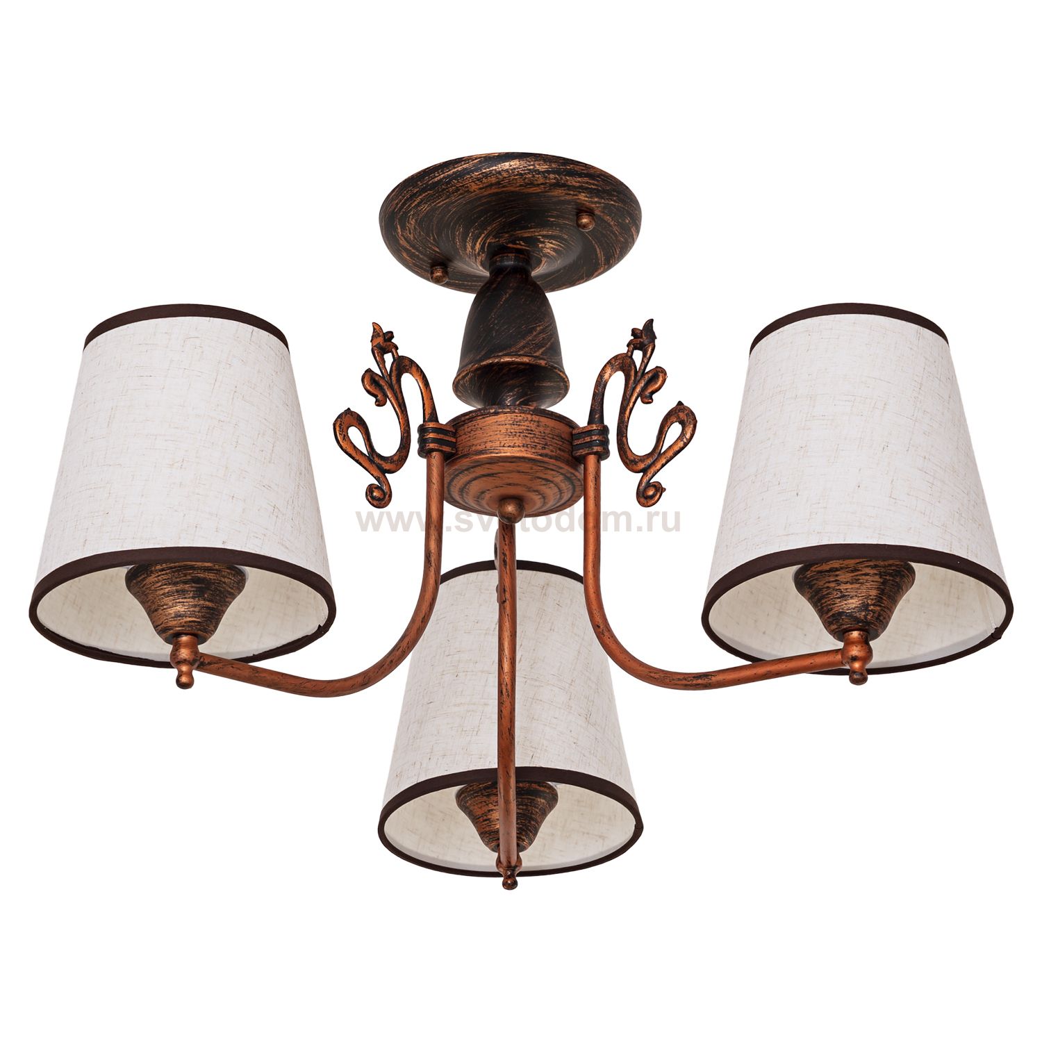 Светильник ЭкономСвет 50693/3BR BEG