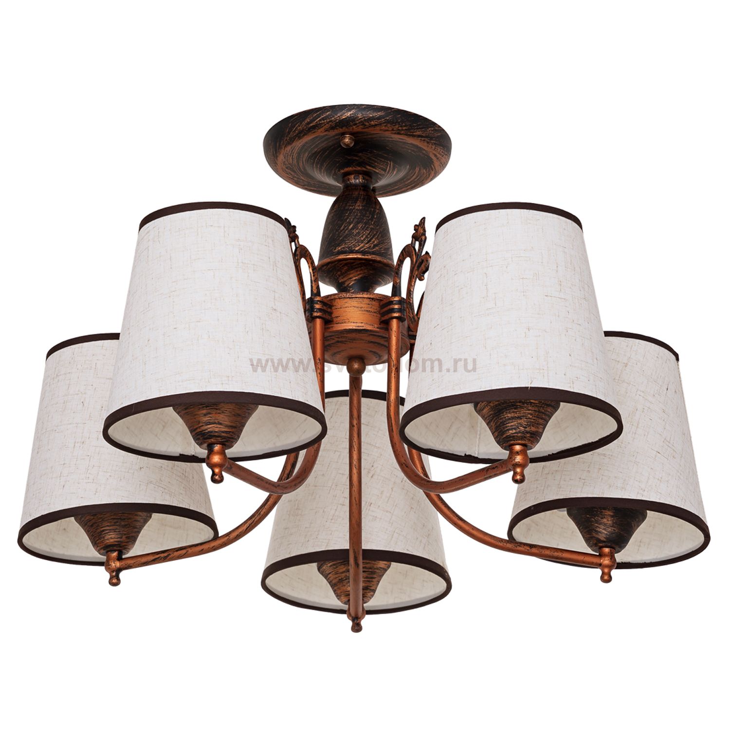 Светильник ЭкономСвет 50693/5BR BEG