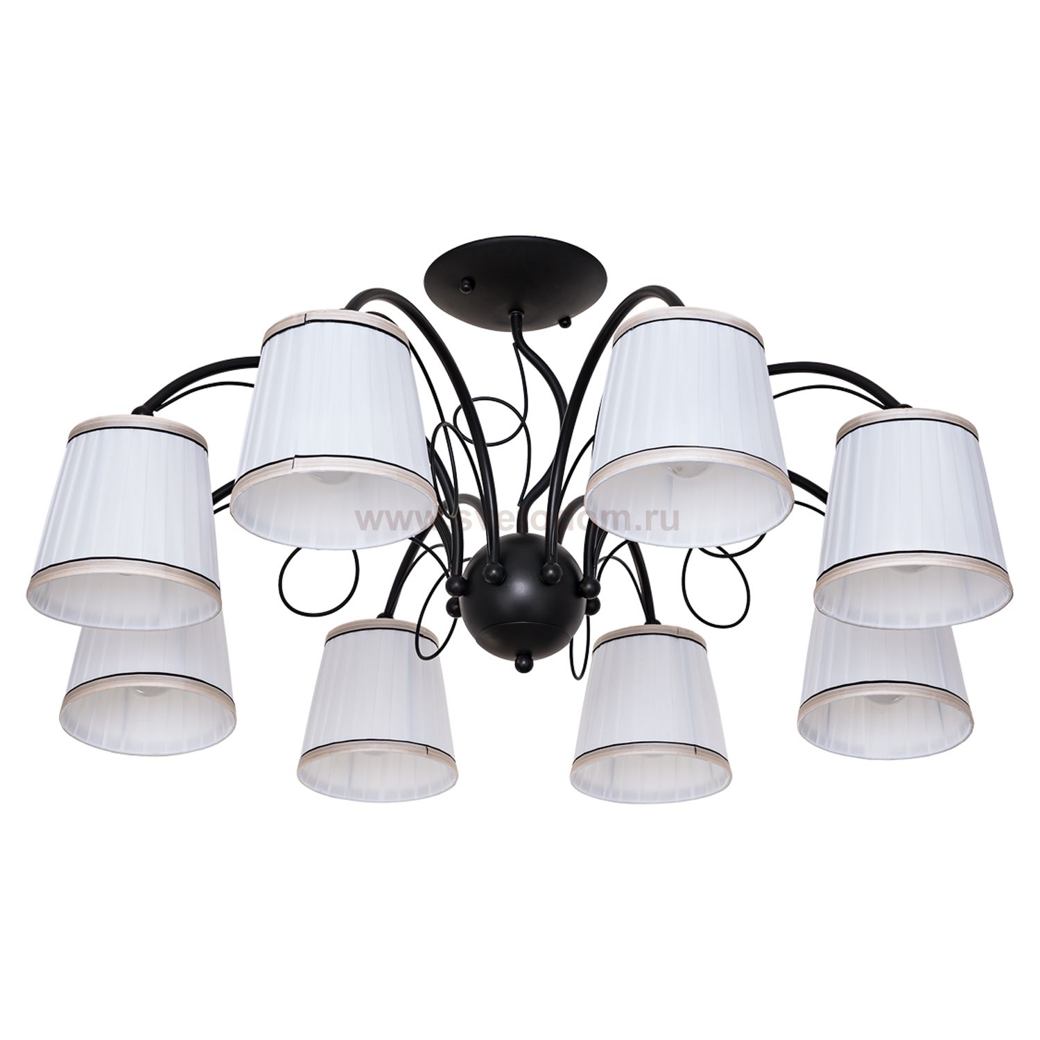 Люстра классическая 50712/8BK WT Экономсвет