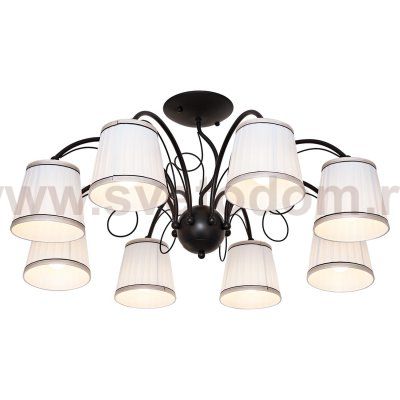 Люстра классическая 50712/8BK WT Экономсвет