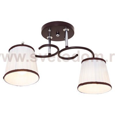 Люстра классическая 50713/2BR+CR WT Экономсвет