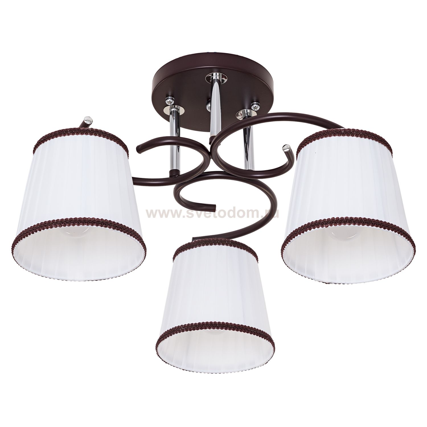 Люстра классическая 50713/3BR+CR WT Экономсвет