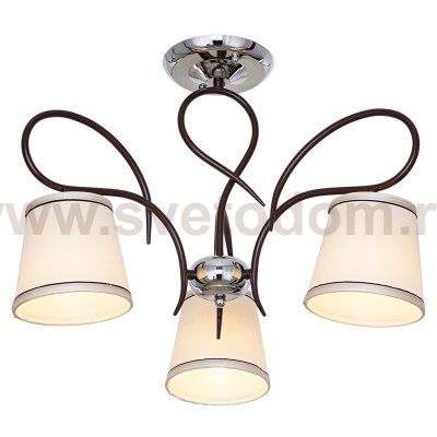 Светильник ЭкономСвет 50725/3CR+BR BEG