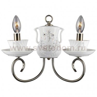 Настенный светильник Escada 5076/2A E14*40W Antique Brass